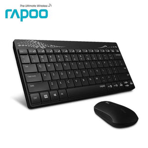 Rapoo 8000 Multimedia Mini Wireless Keyboard & mouse Combo