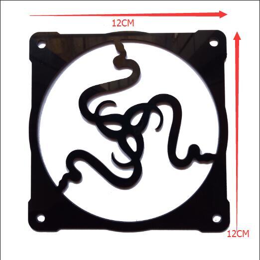 MOD DIY 12cm X 12cm Fan Cover Radiator Decorative Cover Water Cooling