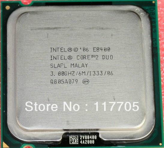 Intel Core 2 Duo E8400 Processor Dual-Core 3.0Ghz FSB 1333MHz Socket 775 CPU