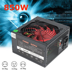 ATX-PC US/AU/EU Plug 80% Efficiency 850W PC BTC Power Supply