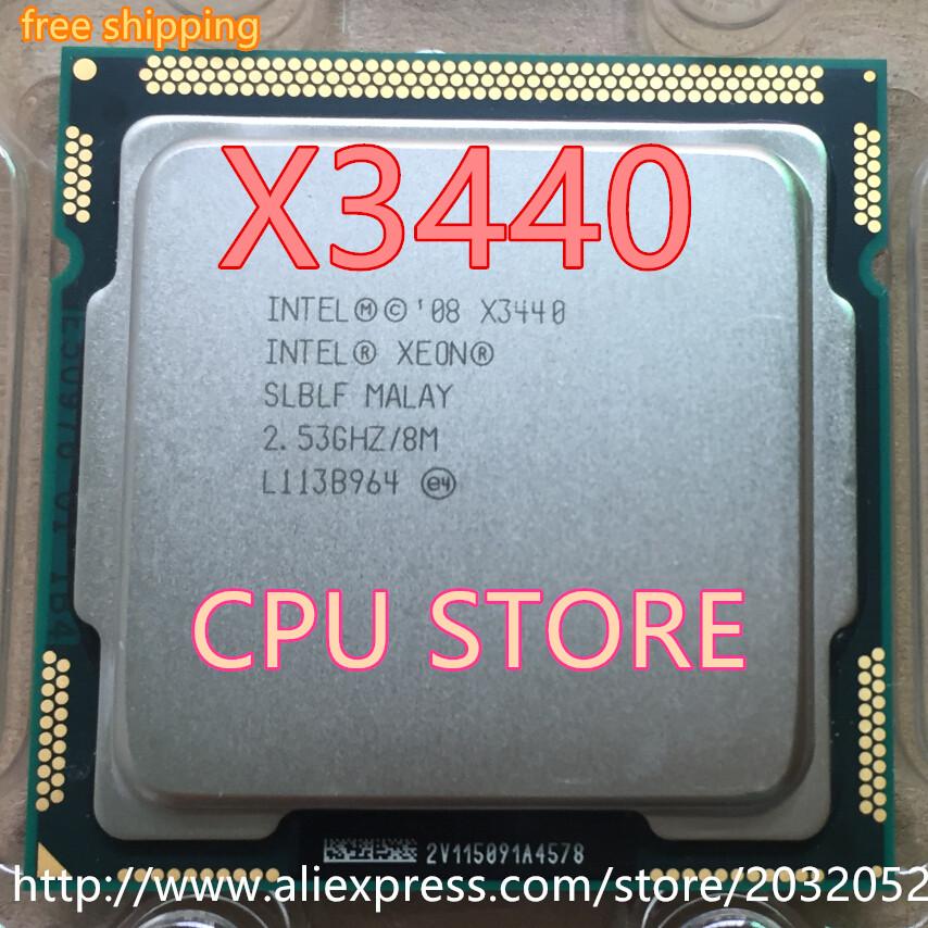 Intel Xeon X3440  x3440 cpu,  2.53GHz LGA1156  8MB Quad-Core