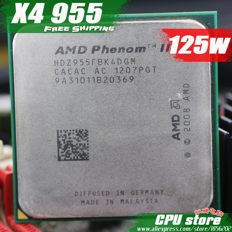 AMD Phenom II  X4 955 CPU Processor Quad-Core (3.2Ghz/6M /125W )