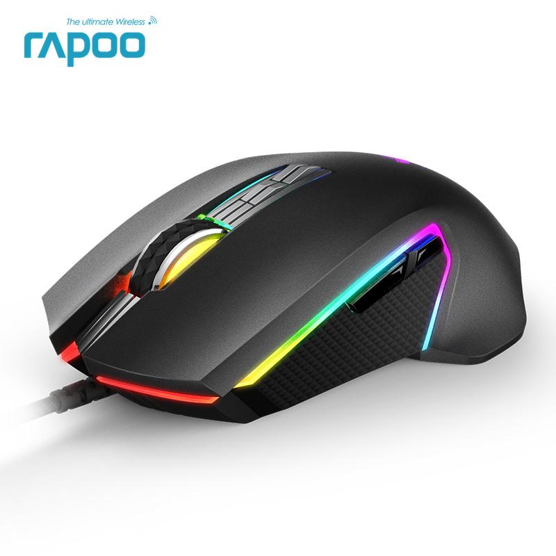 Rapoo V20PRO  8000 DPI 9 Programmable Buttons Sensor PMW3325 Optical Gaming Mouse
