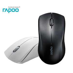 Rapoo 1650 Silent Click Mute Ergonomic USB Optical Wireless Mouse Gaming Mice