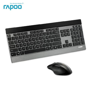 Rapoo 8900P 5G 4.0mm Ultra-Thin Intelligent Wireless Keyboard and Laser Mouse 2-in-1 Combo