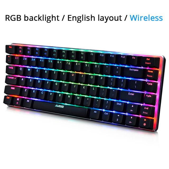 Ajazz mechanical keyboard RGB backlight